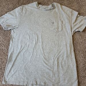 Bird Dogs Classic Gray Men's Short Sleeve Tee Pocket Casual Cotton Size Xl
